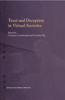 Paperback Trust and Deception in Virtual Societies Book