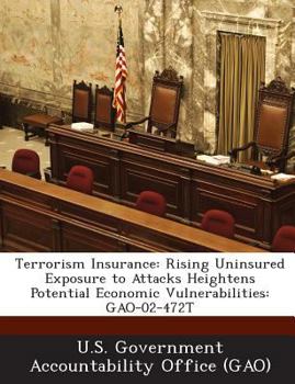 Paperback Terrorism Insurance: Rising Uninsured Exposure to Attacks Heightens Potential Economic Vulnerabilities: GAO-02-472T Book