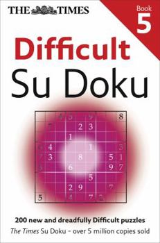 Paperback The Times Difficult Su Doku Book 5 Book