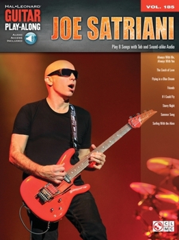 Paperback Joe Satriani: Guitar Play-Along Vol. 185 Book