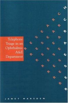 Paperback Telephone Triage in an Ophthalmic A & E Book