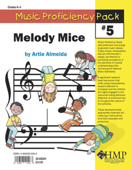 Paperback Music Proficiency Pack #5 - Melody Mice: Melody Dictation Activity Boards Book