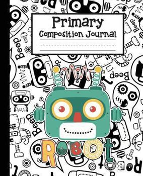 Primary Composition Journal: Notebook For School (Grade K-2) - Creative Your Kids Story Draw and Write Journal - Handwriting Notebook With 108 Pages: Primary Journal (Volume 4)