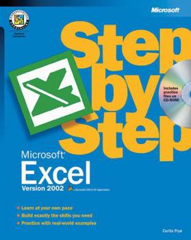 Paperback Microsofta Excel Version 2002 Step by Step [With CDROM] Book