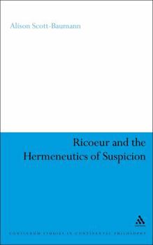 Paperback Ricoeur and the Hermeneutics of Suspicion Book