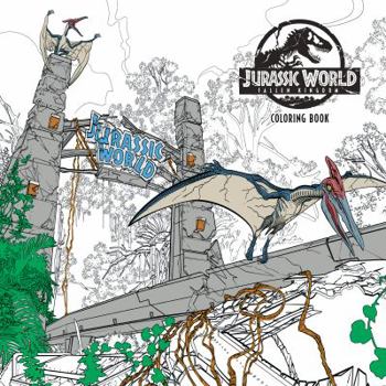 Paperback Jurassic World: Fallen Kingdom Adult Coloring Book