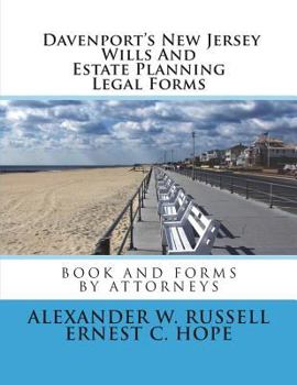 Paperback Davenport's New Jersey Wills And Estate Planning Legal Forms Book