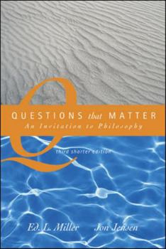 Paperback Questions That Matter: An Invitation to Philosophy, Brief Version Book