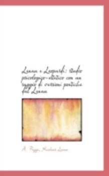 Paperback Lenau E Leopardi: Studio Psicologico-Estetico Con Un Saggio Di Versioni Poetiche Dal Lenau Book