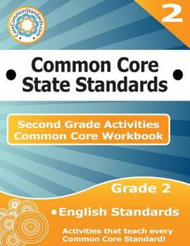 Paperback Second Grade Common Core Workbook: English Activities Book