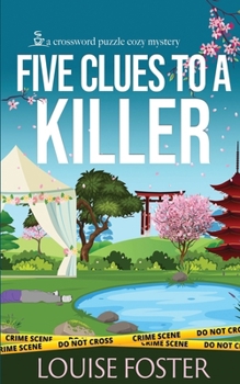 Paperback Five Clues to a Killer: Crossword Puzzle Cozy Mystery Book
