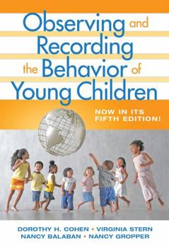 Paperback Observing and Recording the Behavior of Young Children Book