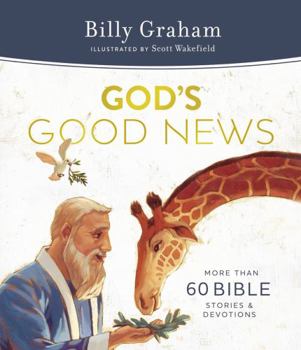 Hardcover God's Good News: More Than 60 Bible Stories and Devotions Book