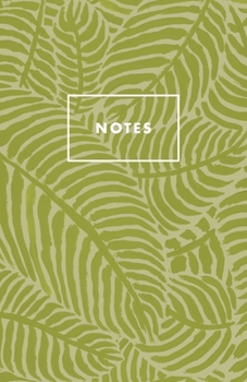 Notes: Classic Citron Green Palm Beach Fronds Tropical Paperback Journal / Diary / Notebook with 100 Lined, Cream-colored Pages for Writing Notes and ... Prime Floridian (Prime Floridian Notebooks)