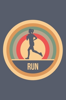 Run: Retro Vintage Laufen Terminplaner A5 mit Wochenkalender & Monatsplaner 2020 - Geschenk für Läufer (German Edition)