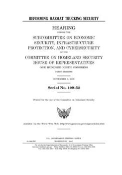 Paperback Reforming HAZMAT trucking security Book