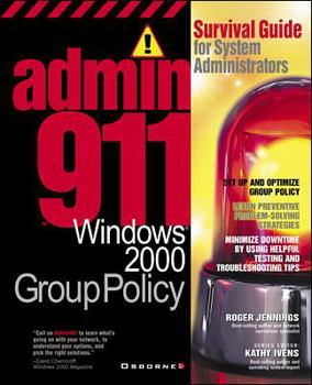 Paperback Admin911: Wwindows 2000 Group Policy Book