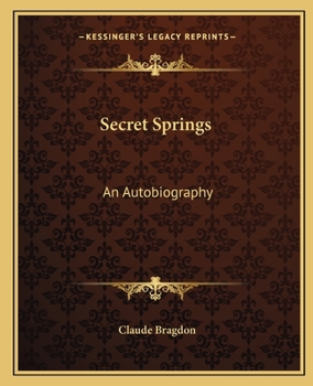 Paperback Secret Springs: An Autobiography Book