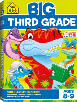 Paperback School Zone Big Third Grade Workbook Book