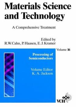 Paperback Materials Science and Technology, Processing of Semiconductors Book