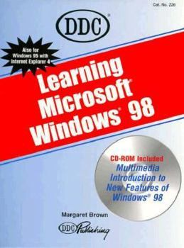 Spiral-bound Learning Microsoft Windows 98 Book