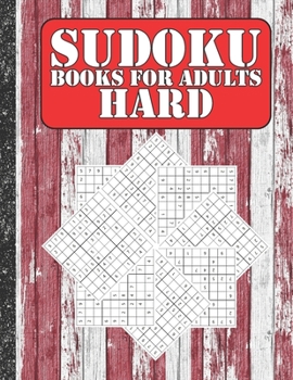 Paperback Sudoku books for adults hard: 200 Sudokus from hard with solutions for adults Gifts 4th of July Patriotic day Book