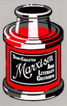 Paperback Marxism and Literary Criticism Book