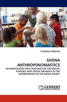 Paperback Shona Anthroponomastics Book