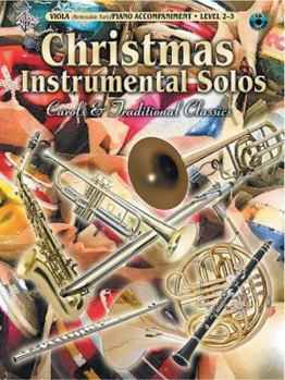 Paperback Christmas Instrumental Solos -- Carols & Traditional Classics for Strings: Viola (with Piano Acc.), Book & CD Book