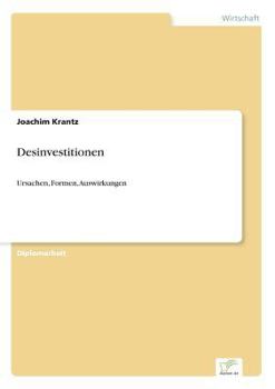 Paperback Desinvestitionen: Ursachen, Formen, Auswirkungen [German] Book