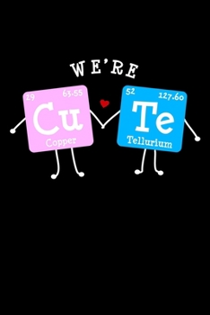 Paperback Notebook: Element Cute Periodic Table Love Nerd Gift 120 Pages, 6X9 Inches, Graph Paper Book