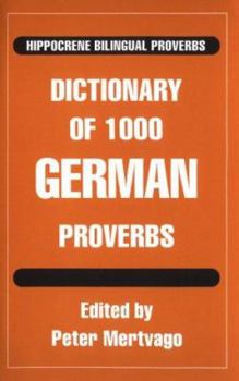 Paperback Dictionary of 1000 German Proverbs Book