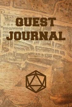 Paperback Quest Journal: Role Playing Game Adventure Log - RPG Lovers Book