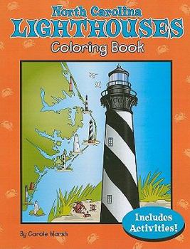 Paperback North Carolina Lighthouses Coloring Book