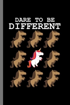 Dare to be Different: World Autism Awareness Day Unique Special ASD Gift (6"x9") Dot Grid notebook Journal to write in