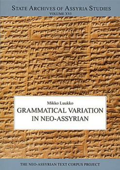 Paperback Grammatical Variation in Neo-Assyrian Book