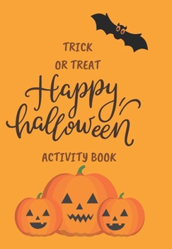 Paperback Trick or treat: Halloween activity book