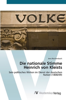 Paperback Die nationale Stimme Heinrich von Kleists [German] Book