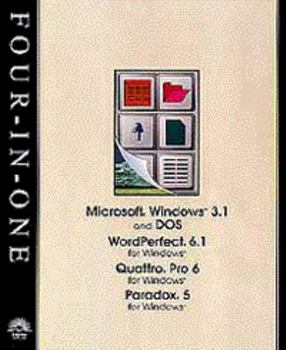 Hardcover Brief Windows/DOS, WordPerfect 6.1, Quattro Pro 6, Paradox 5 for Windows - New Perspectives Four-In-One, Incl. Instr. Resource Kit, Test Bank/Solns., Book