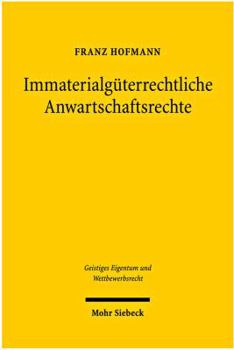 Paperback Immaterialguterrechtliche Anwartschaftsrechte [German] Book