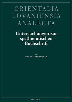 Hardcover Untersuchungen Zur Spathieratischen Buchschrift [German] Book