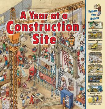 Paperback A Year at a Construction Site Book