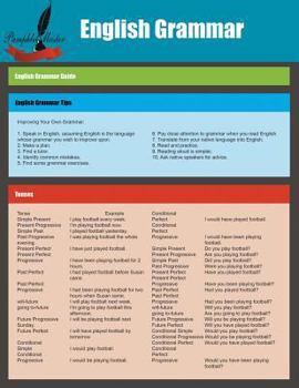 Paperback English Grammar: English Grammar Guide Book