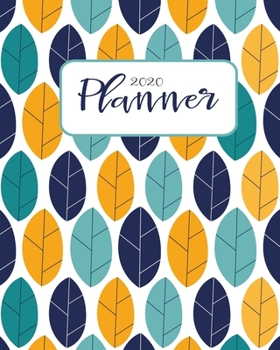Paperback 2020 Planner Weekly and Monthly: January to December: Cover (2020 Pretty Simple Planners): Organizer planner / Gift, 140 Pages, 8x10, Soft Cover, Matt Book