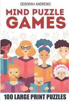 Paperback Mind Puzzle Games: Yin - Yang Puzzle - 100 Large Print Puzzles Book