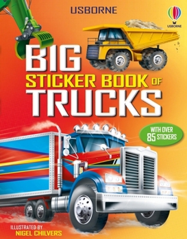 Paperback Big Sticker Book of Trucks Book