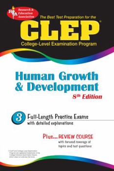 Paperback CLEP Human Growth and Development: The Best Test Preparation Book