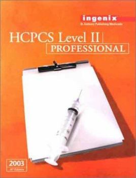 Paperback Hcpcs 2003: Level II Professional Book