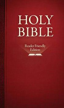 Hardcover Holy Bible: Red, Reader Friendly Edition Book