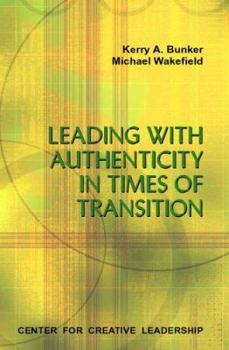 Paperback Leading with Authenticity in Times of Transition Book